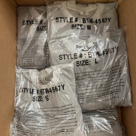 NWT Zenana Premium Grey Essentials Sweatshirt - Multiple Sizes - Picture 2 of 3